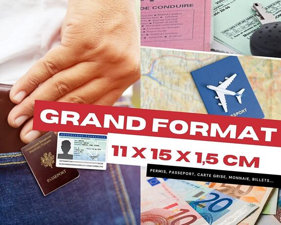 Grand Portefeuille Homme - Portefeuille homme (marron)