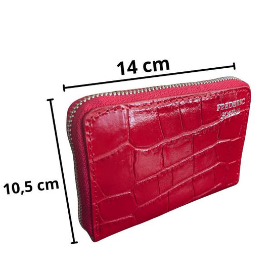Portefeuille Femme en Cuir Authentique - Made in Italie – Compact, Élégant et Sécurisé RFID