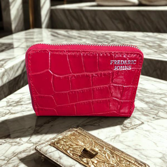 Portefeuille Femme en Cuir Authentique - Made in Italie – Compact, Élégant et Sécurisé RFID