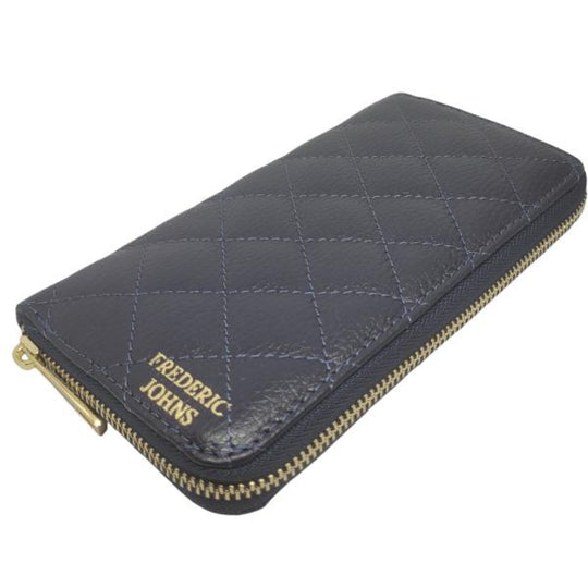 Compagnon Cuir Portefeuille Femme Elena (Bleu)