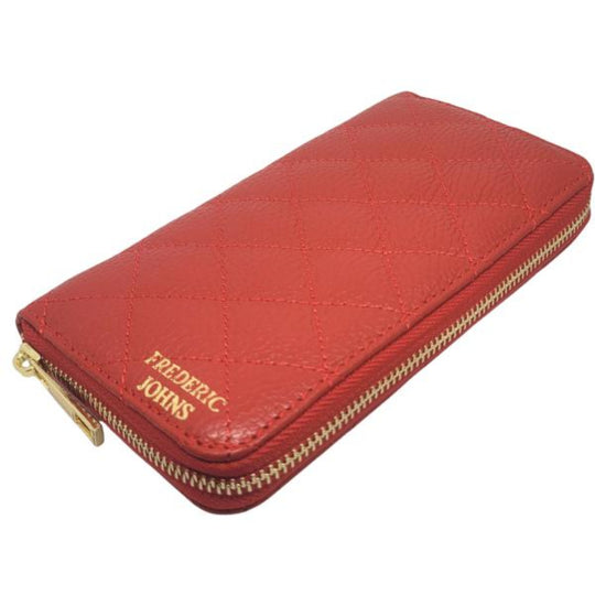 Compagnon Cuir Portefeuille Femme Elena (Rouge)