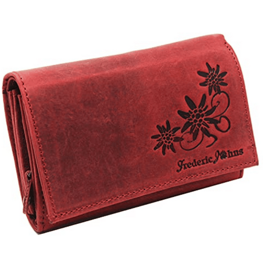 Portefeuille Femme Cuir - modele Angel (Rouge)